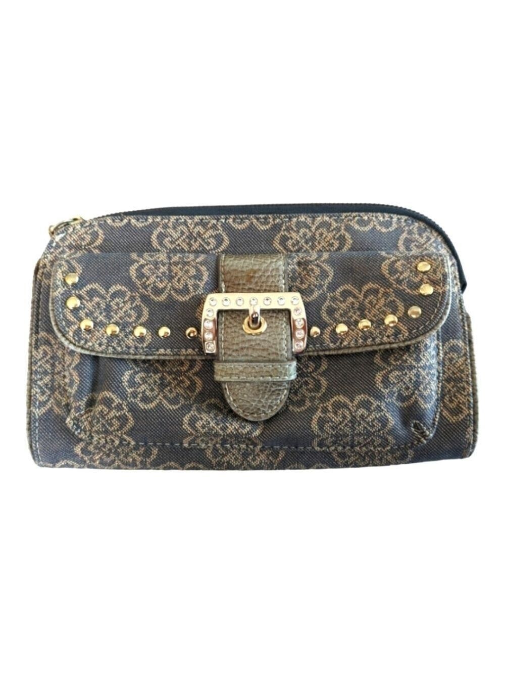 ⭐Kathy Van Zeeland tan purse (missing strap) GUC